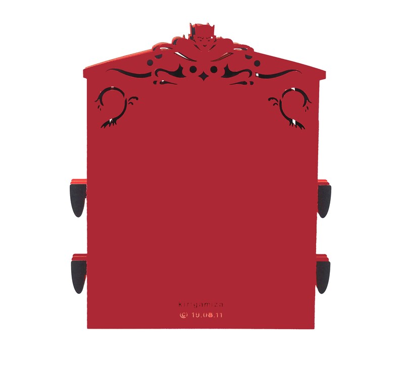 3D greeting card, pop-up, diorama "Guignol" image 3