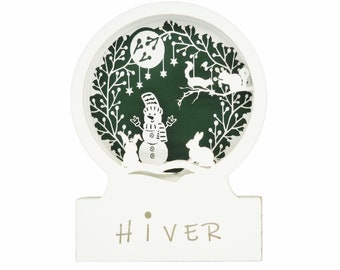 Biglietto d'auguri 3D pop-up "Inverno"