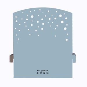 Carte de vœux 3D, carte pop up artisanale "Chants de Noël" image 3