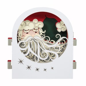 Carte de vœux 3D, pop up "Santa"