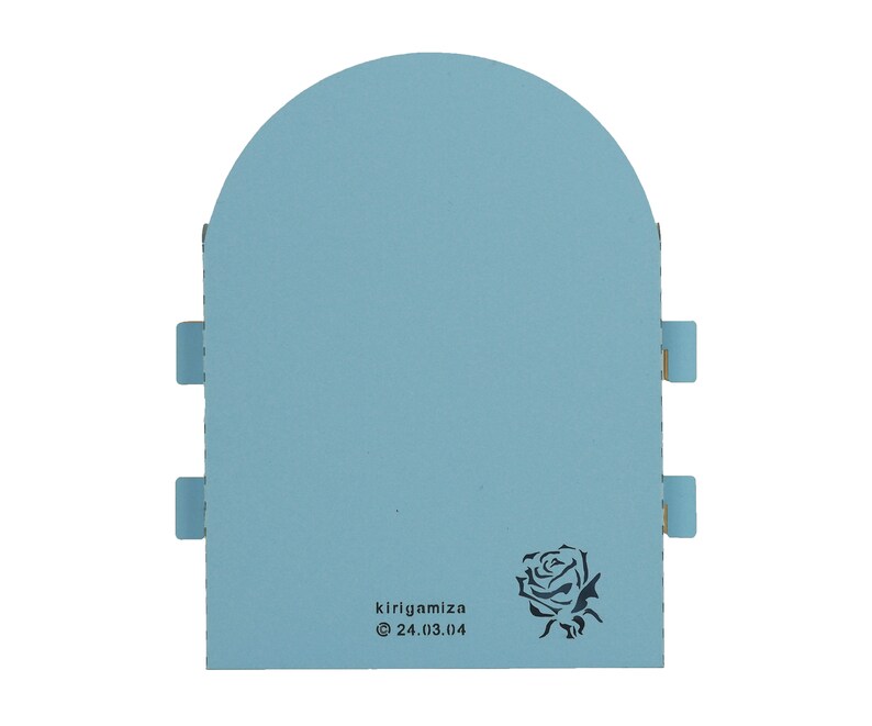Carte de vœux 3D, carte pop up artisanale "Voyage galactique" image 4