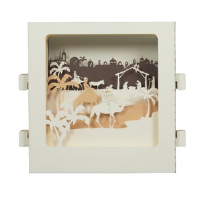 Carte de vœux 3D, pop up "Bethléem"