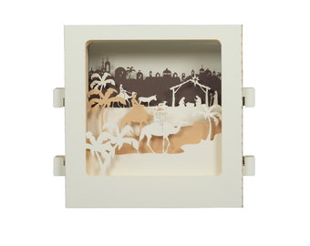 3D greeting card, pop up &quot;Bethlehem&quot;