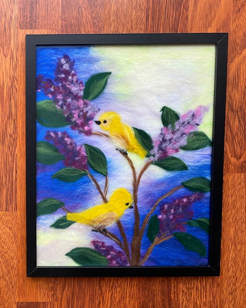 Home Decor Holidays Gifts Wool Painting Wool Art Gifts Etsy