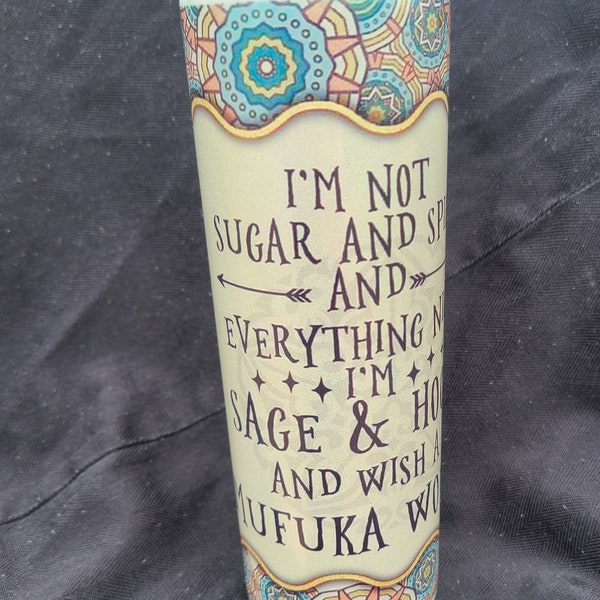 Plastic Sage and Hood Tumbler Etsy