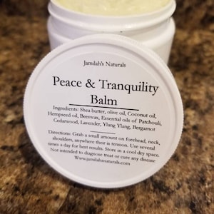 Baume paix et tranquillité