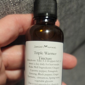 Triple Warmer Tincture