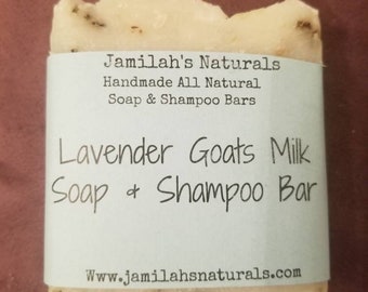 Lavender & Coconut Milk Soap Shampoo Bar