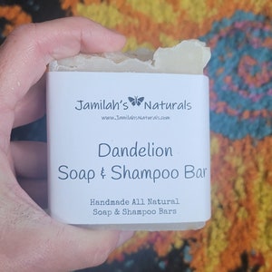 Dandelion Soap And Shampoo Bar