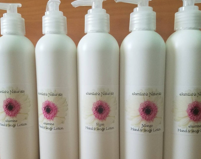 Scented body lotion