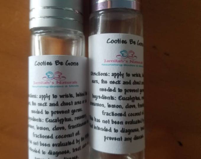 Cooties Be Gone (Immunity Germ Fighting Therapeutic Essential Oil Blend)