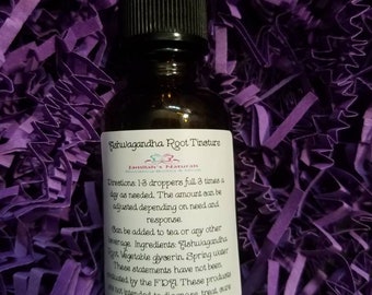 Tintura de raíz de Ashwagandha (sin alcohol)