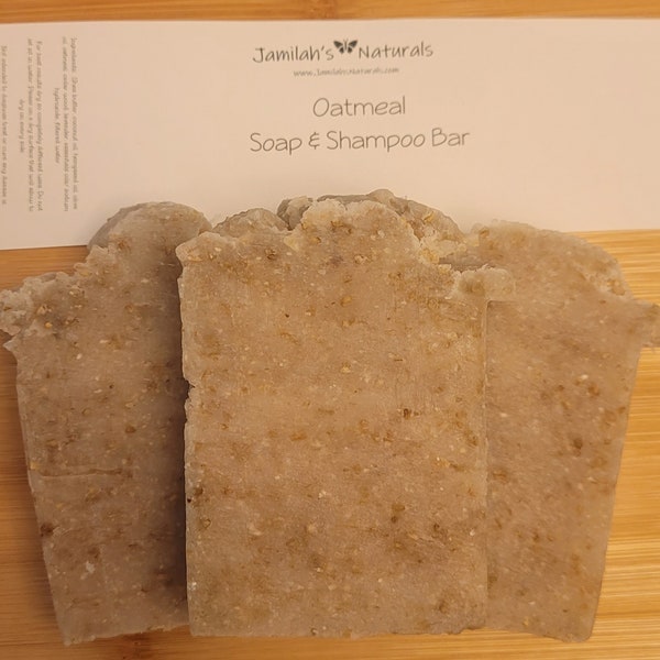 Oatmeal Soap & Shampoo Bar