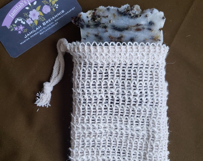 Exfoliating Bag Pouch Soap Saver (Does not include soap)