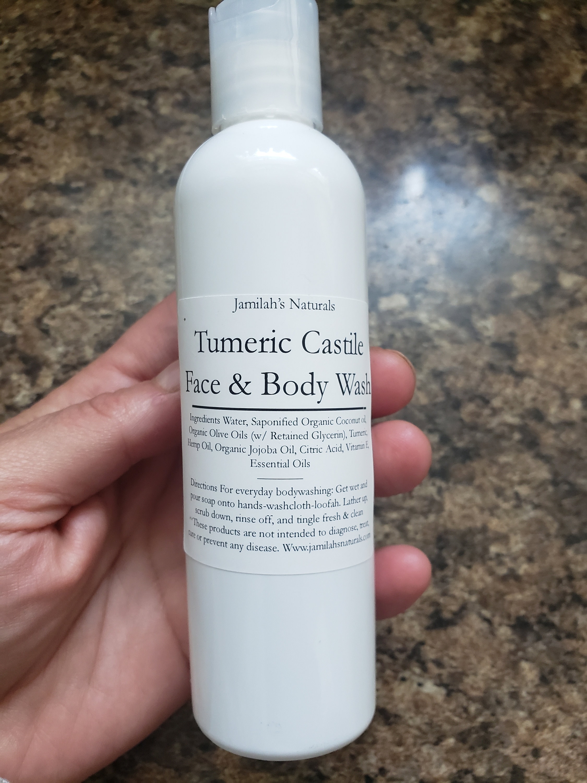 Tumeric Castile Face & Body Wash