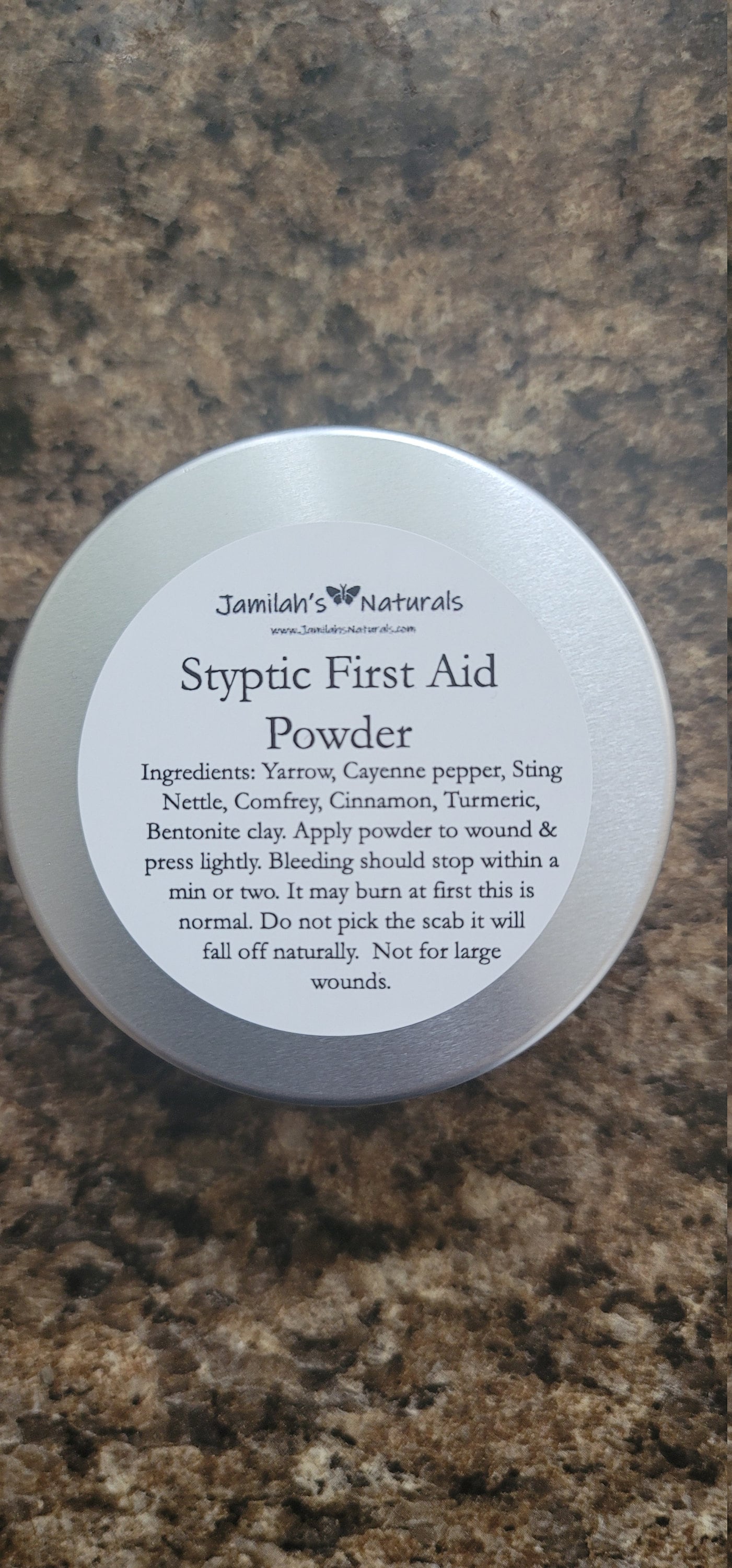 Styptic First Aid (Stop Bleeding Powder)
