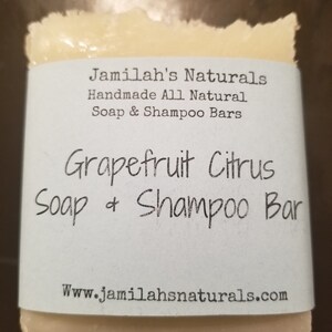 Grapefruit Citrus Soap & Shampoo Bar