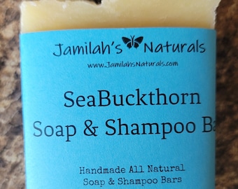 Sea Buckthorn Soap And Shampoo Bar