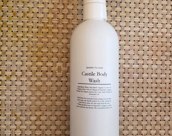 Organic Vegan Castile Body Wash for adults & babies (lots of scents choices)