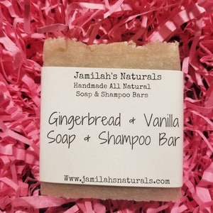 Gingerbread Vanilla Body & Shampoo Soap Bar