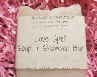 Love Spell Soap and Shampoo Bars
