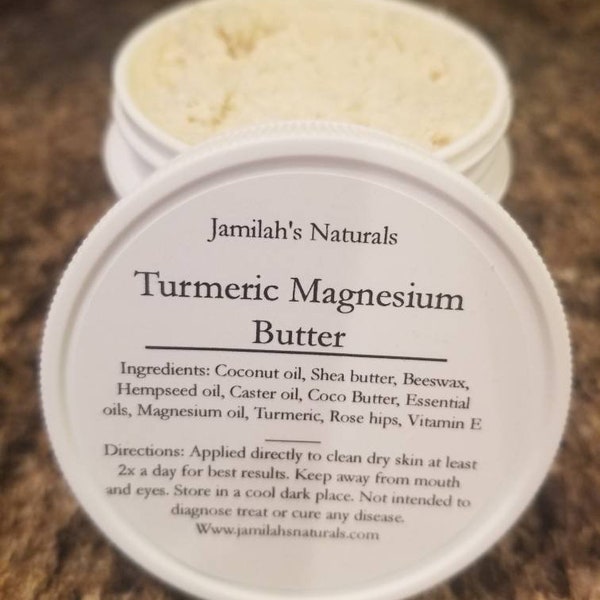 Turmeric Magnesium Butter