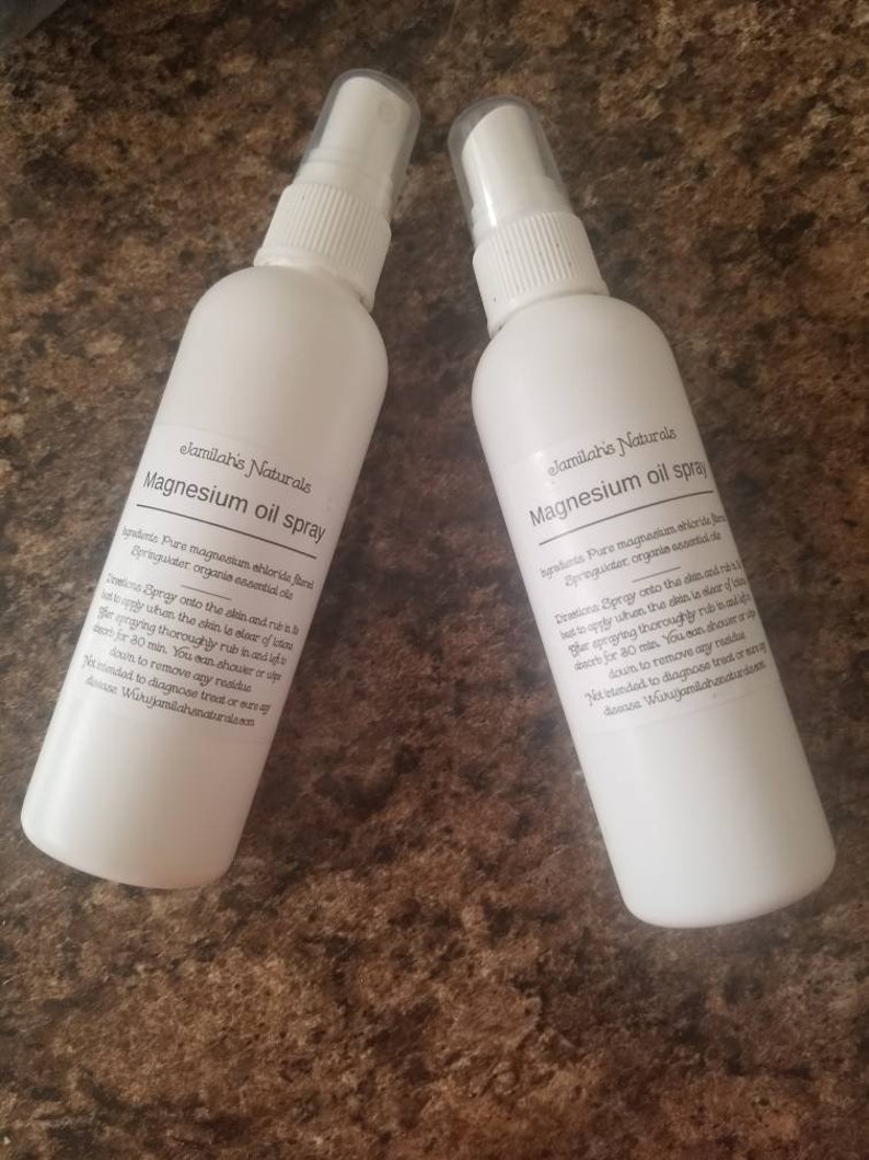 Magnesium Spray natural Stress Relief Relaxation Restful Etsy