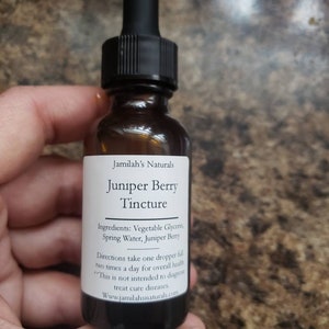 Juniper Berry Tincture  (Alcohol Free)