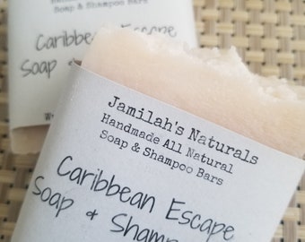 Caribbean Escape Soap & Shampoo Bar
