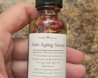 Anti Aging Facial Serum with Rosehips and Frankincense