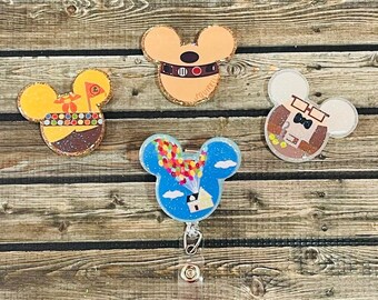 Up Glitter Badge Reels
