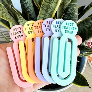 Jumbo Teacher Paperclip