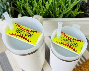 Softball Tumbler Tag