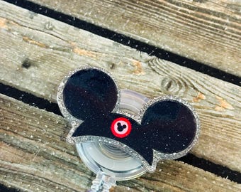 Mouse Ears Hat Badge Reel