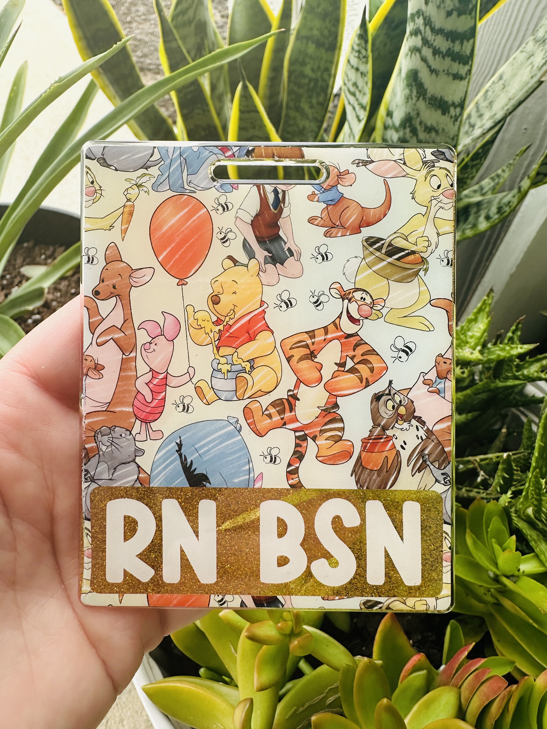 Hunny Bear Badge Buddy