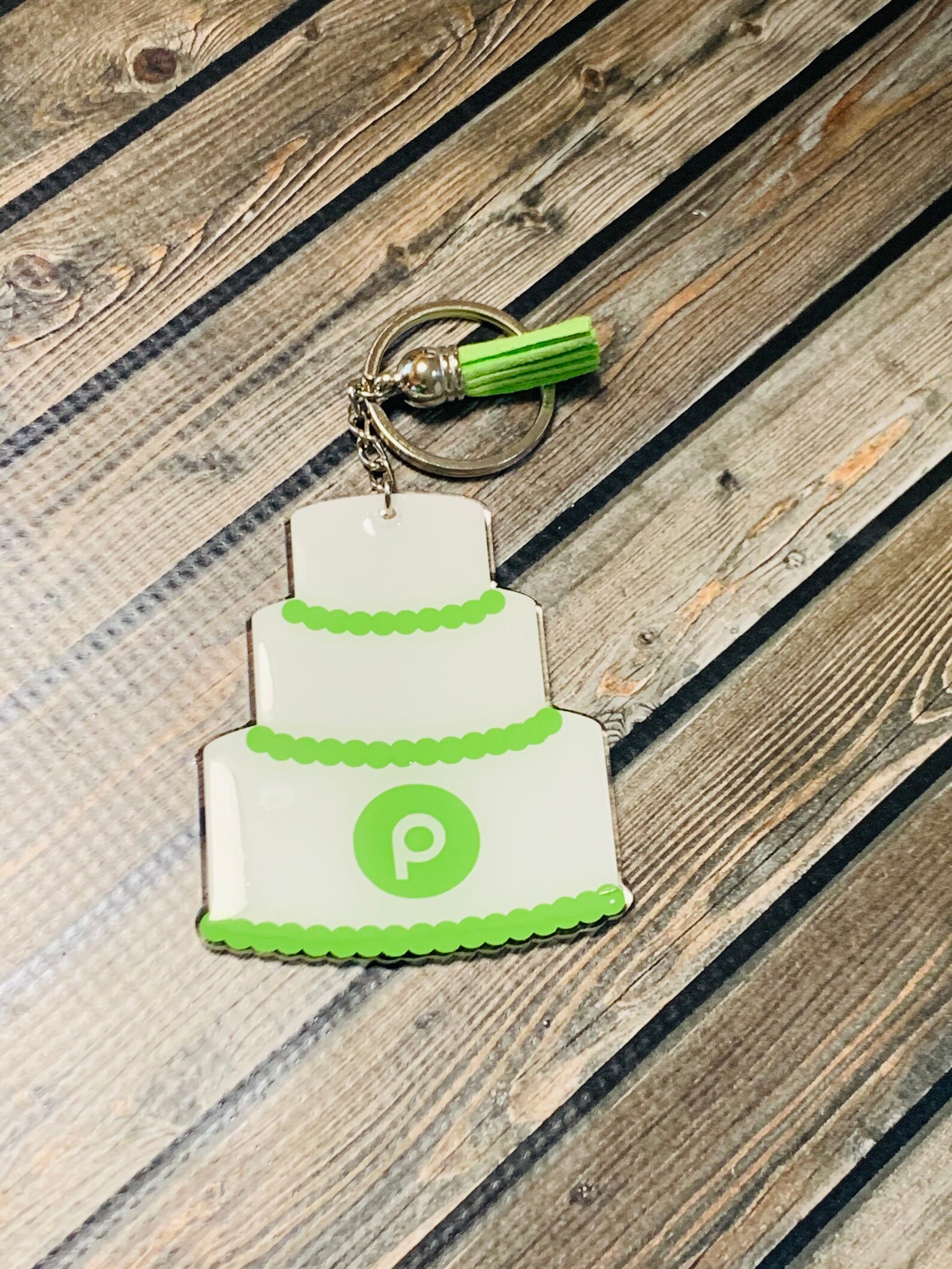 Wedding Cake Keychain Etsy