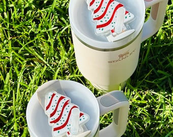 Christmas Tree Cake Tumbler Tag