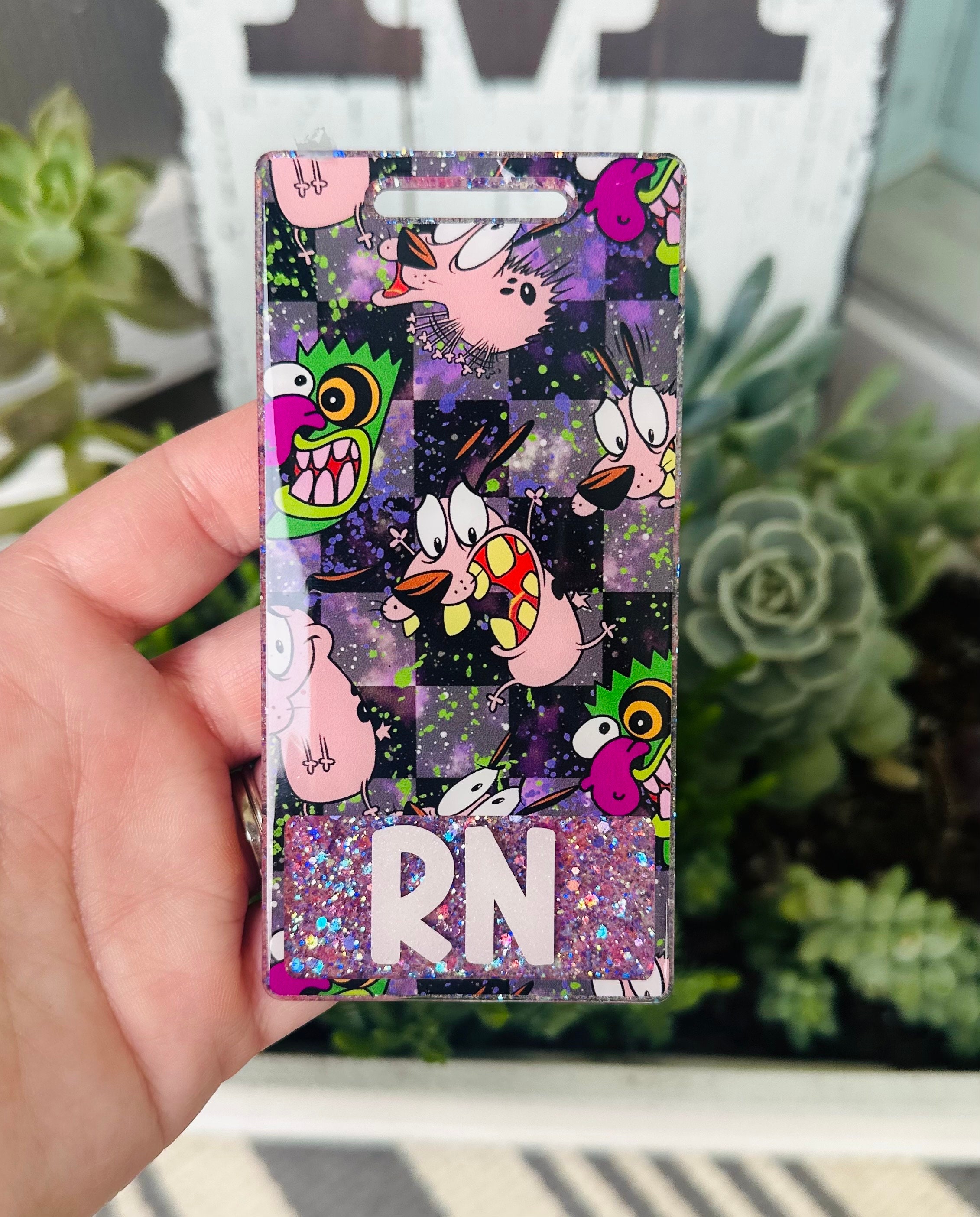 Courage the Dog Badge Buddy