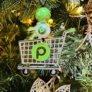Shopping Cart Christmas Ornament