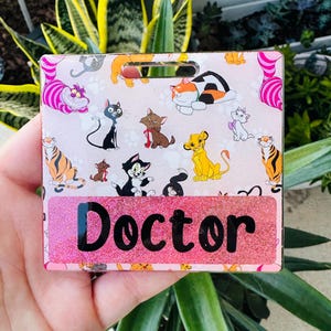 Favorite Cartoon Cats Badge Buddy