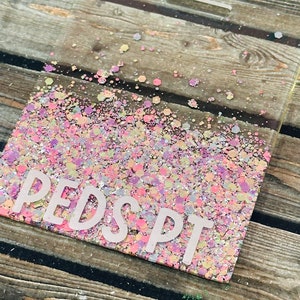 Ombré Glitter Badge Buddy