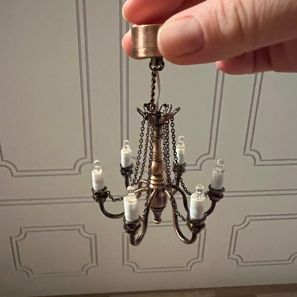Battery Chandelier Etsy