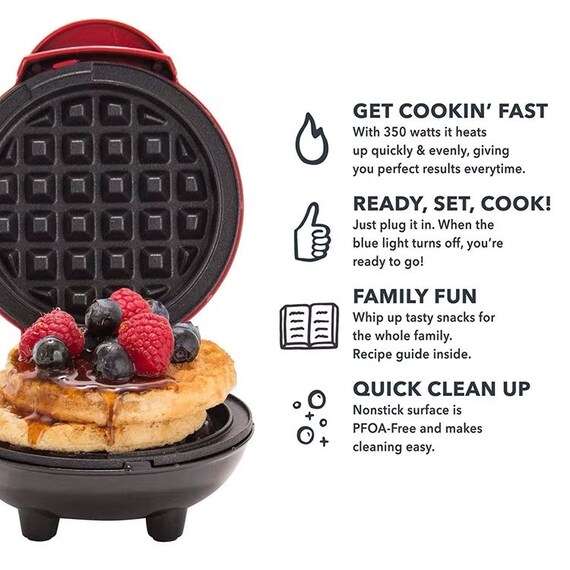 mini skeleton waffle maker