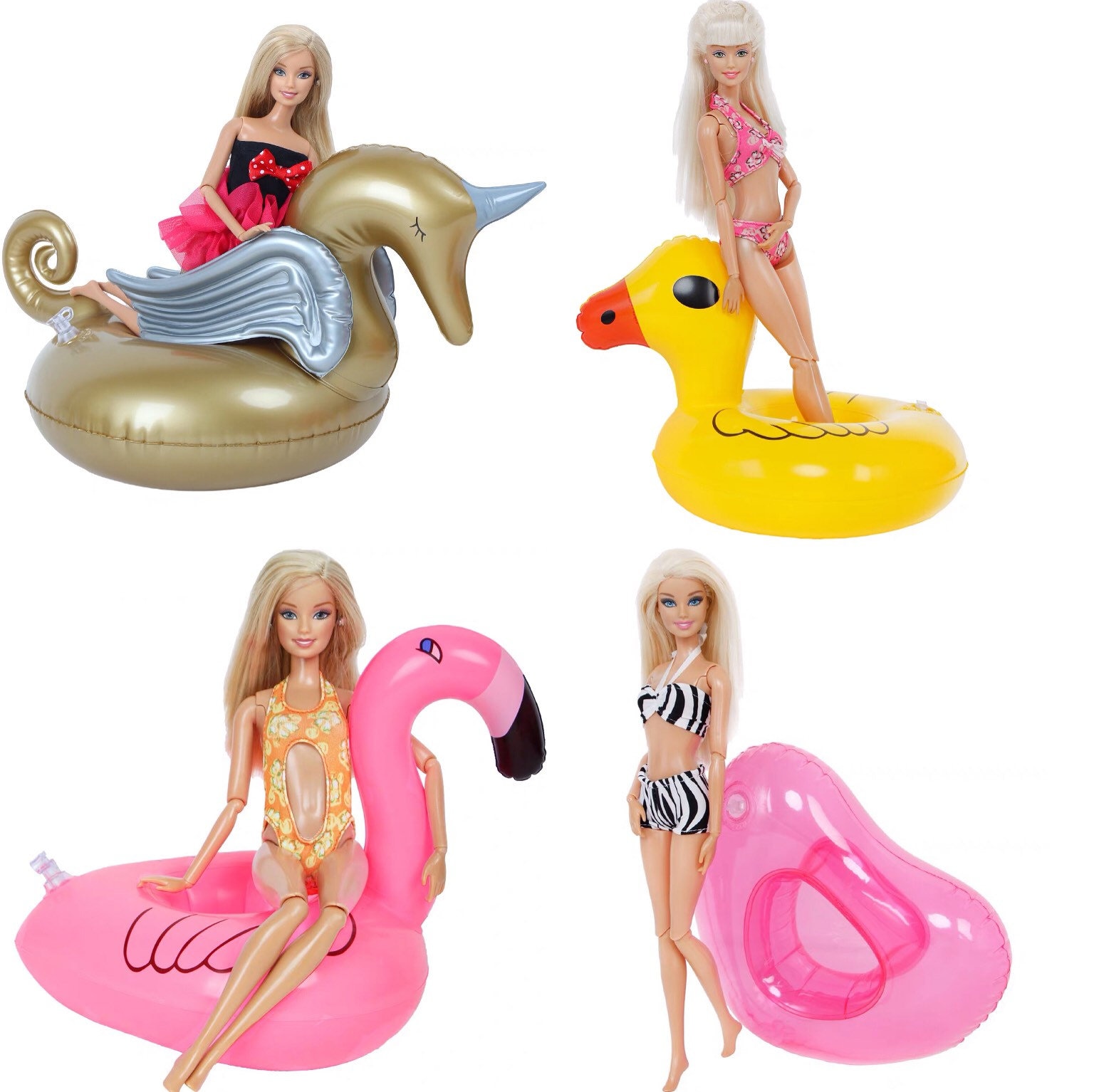 barbie swim ring