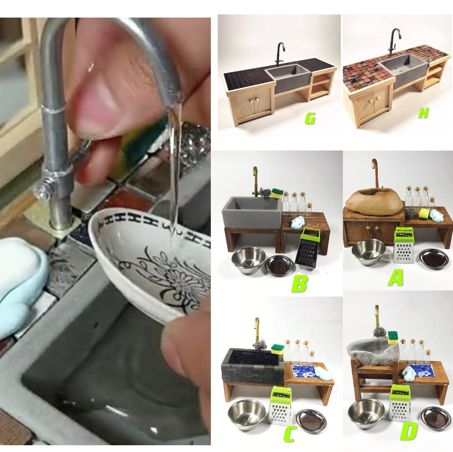 real working mini kitchen
