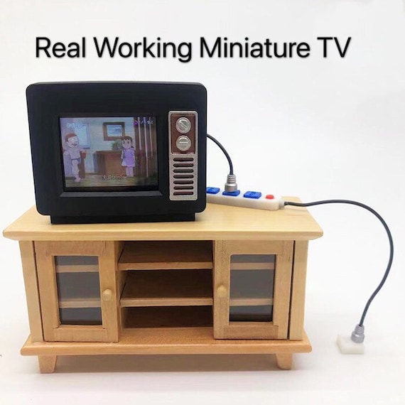 Arkitektur ordbog Frugtgrøntsager Miniature TV Video Player for Real Mini Food Cooking Show 1:12 - Etsy