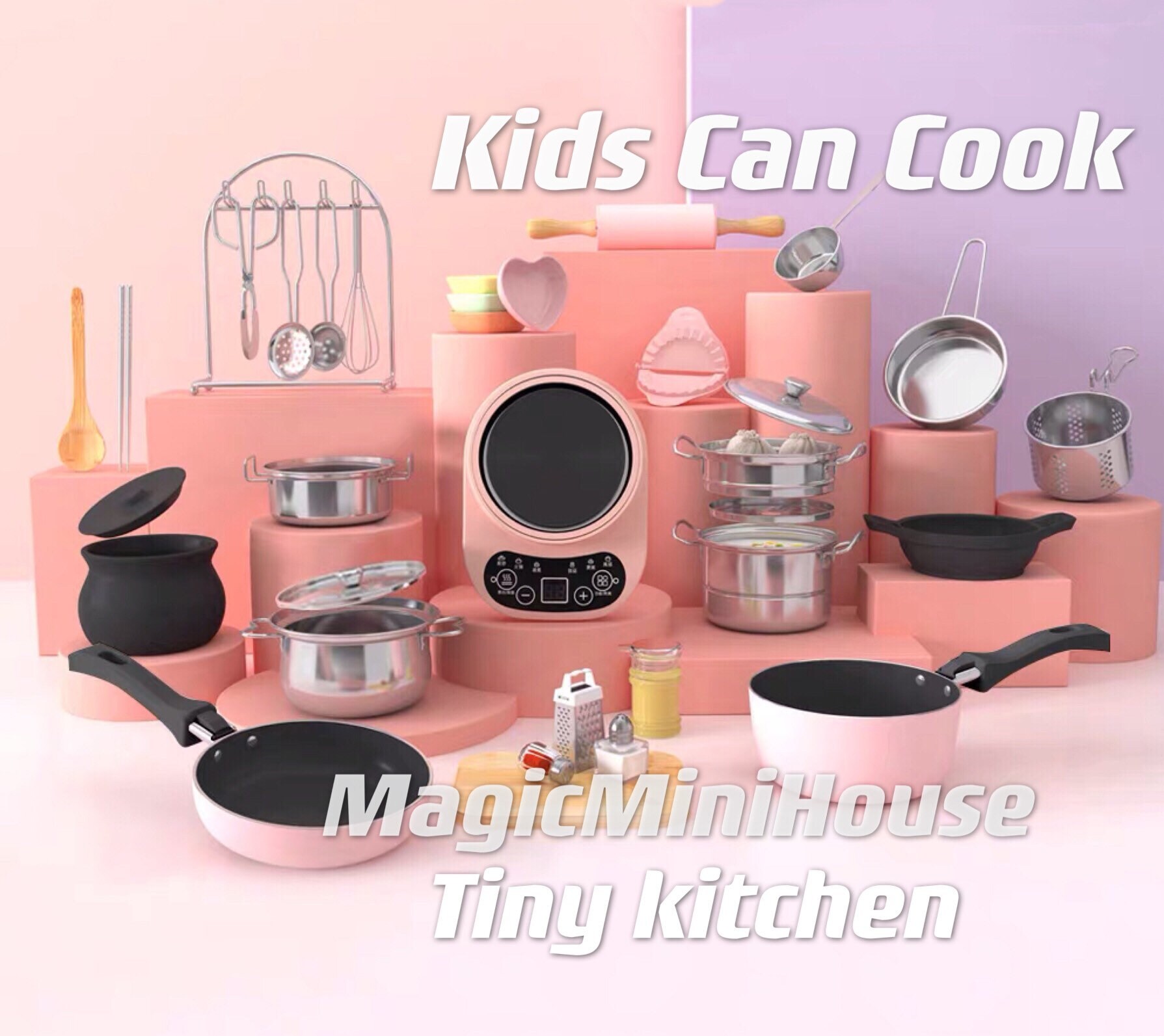 Lets Cook Cookware Mini 8 modelli in 3 dimensioni Set da 24 tagliabiscotti 