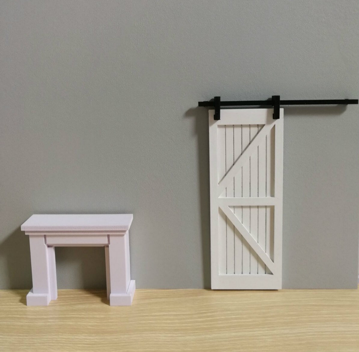 1:12 Dollhouse Saloon Door Panel Swinging Door Frame With 