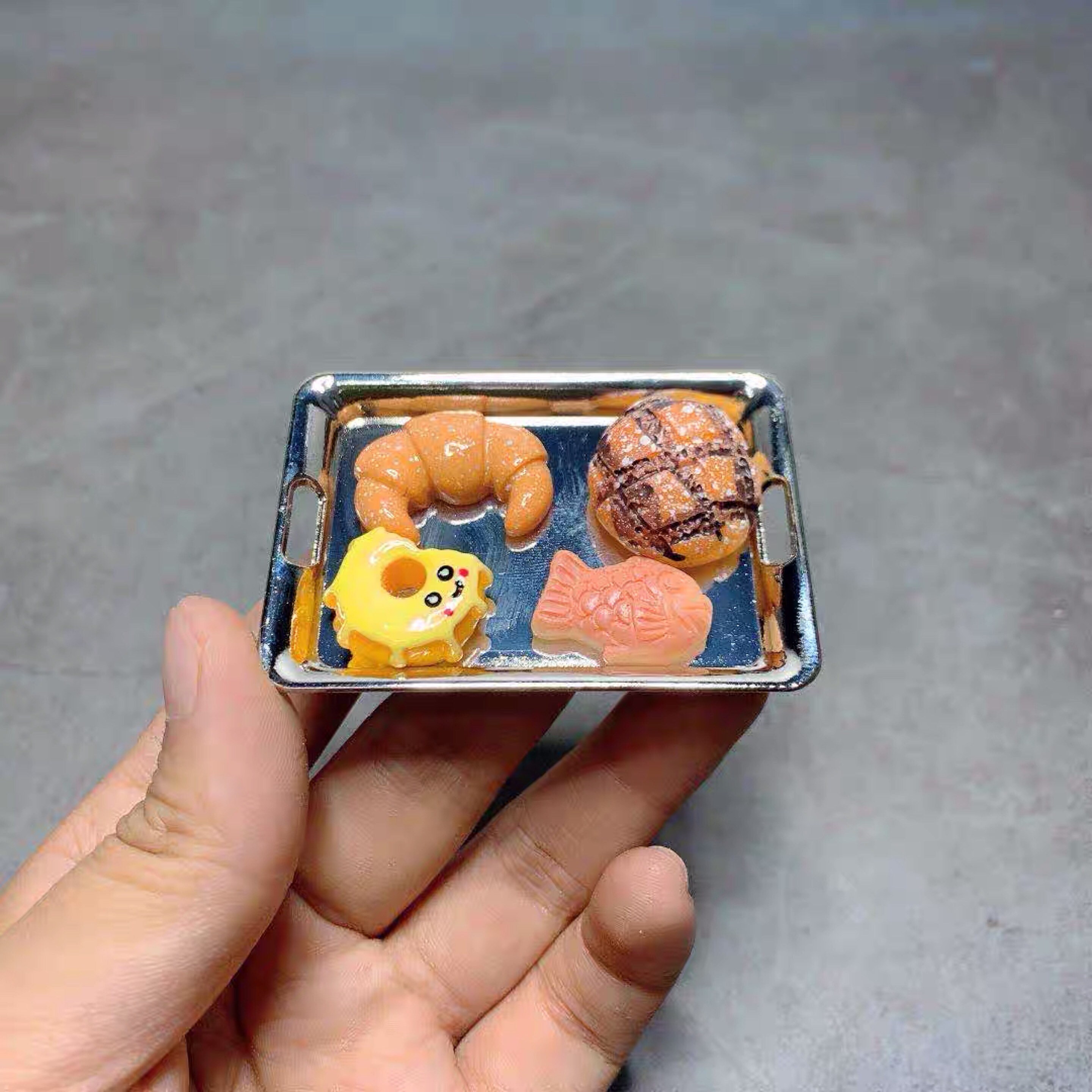 Miniatur Backblech Kuchen Kaufmannsladen Puppenstube Puppenhaus 1:12 JS Nr.2 