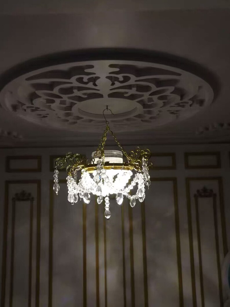 1/6 Scale Dolls House Remote Control Chandelier Battery LED Etsy